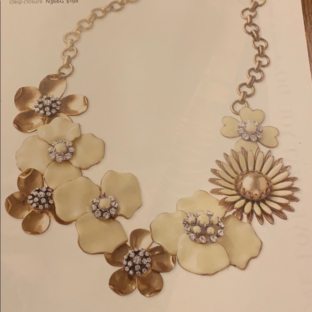 NEW Stella & Dot Dot Bloom Statement Necklace